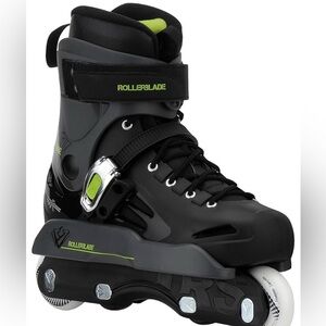 Rollerblade Tribu - Black and Green Inline Skates Size 14